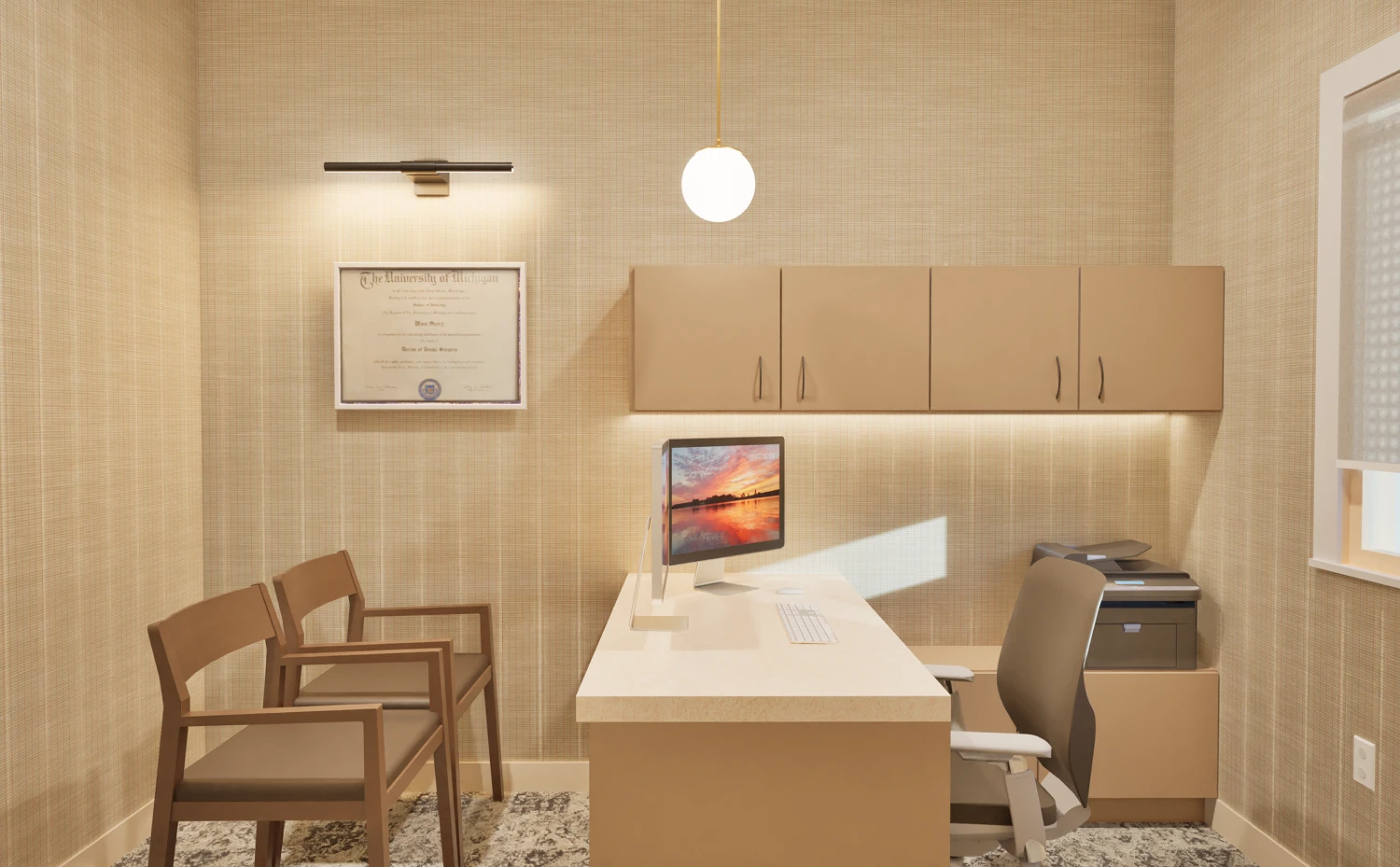 Consultation room at the new Southlake office